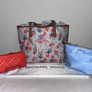 NWT Michael Kors Beautiful Floral Carter Tote - TOTE ONLY
